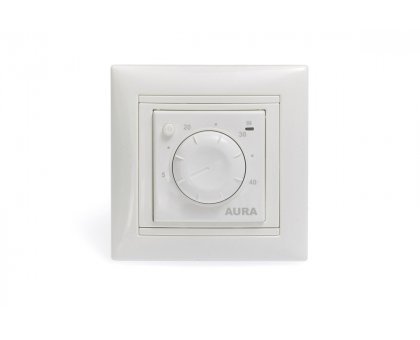 AURA LTC 030 WHITE - простой терморегулятор для теплого пола