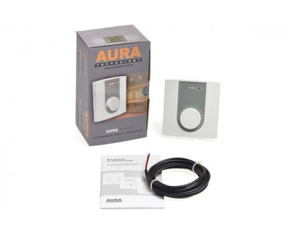 AURA VTC 235 WHITE - простой терморегулятор для теплого пола