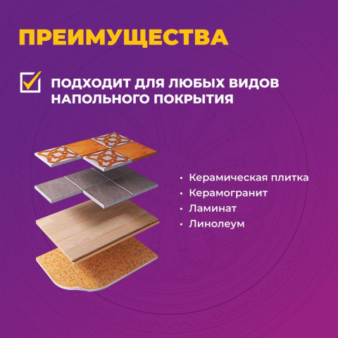 Нагревательный мат для теплого пола "OneKeyElectro" OKE 375 Вт - 2,5 кв.м.