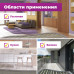 Нагревательный мат для теплого пола "OneKeyElectro" OKE 375 Вт - 2,5 кв.м.