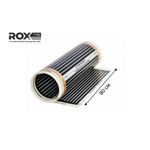 Инфракрасный теплый пол пленочный ROX ширина 80 см антиискровый полосатый
