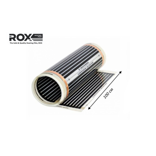 Инфракрасный теплый пол пленочный ROX ширина 100 см антиискровый полосатый