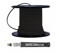 Греющий кабель саморегулирующийся для обогрева кровли и водостоков (с защитным экраном) EASTEC GR 40-2 CR, 40 Вт/пог м