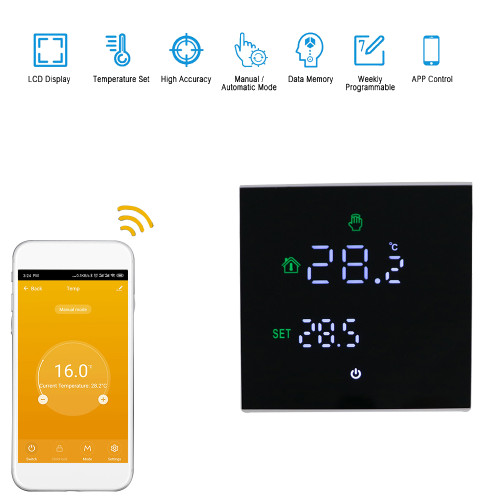 Терморегулятор теплого пола WarmLife Wi-Fi tuya