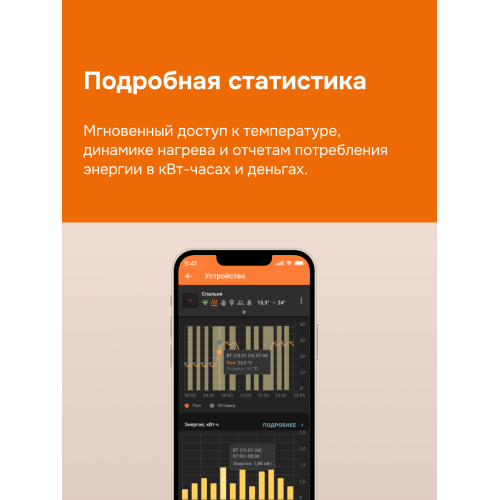 Умный Wi-Fi терморегулятор для теплого пола Welrok vz bk atl