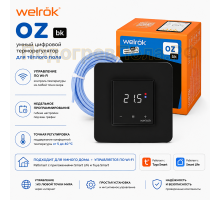 Терморегулятор Welrok oz bk цифровой, программируемый с WiFi