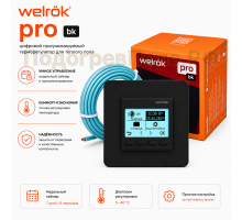 Терморегулятор Welrok pro bk цифровой, программируемый