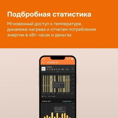 Терморегулятор Welrok az bk цифровой, программируемый с WiFi