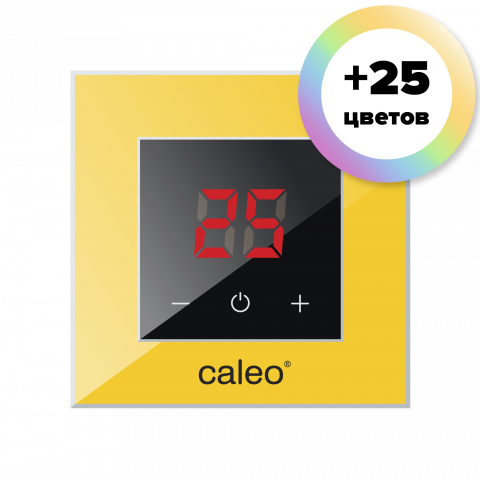 Терморегулятор CALEO NOVA встраиваемый цифровой, 3,5 кВт, черный