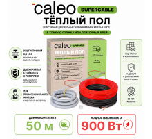 Нагревательная секция для теплого пола CALEO SUPERCABLE 18W-50, 4.5-6.9 м2