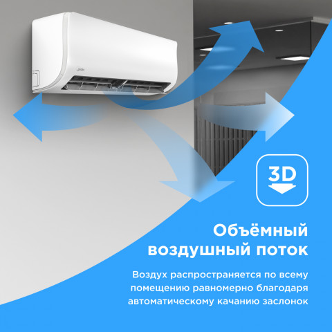 Кондиционер Midea MSAG1-24HRN1-I/MSAG1-24HRN1-O