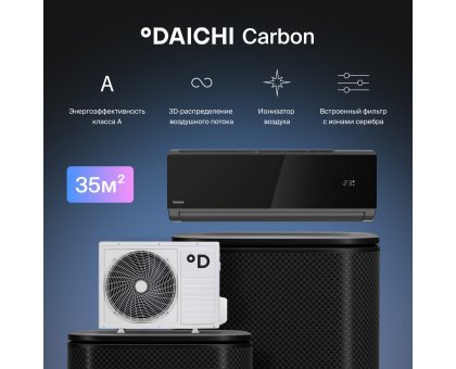 Настенная сплит-система Daichi Carbon DA35DVQ1-B2/DF35DV1-2