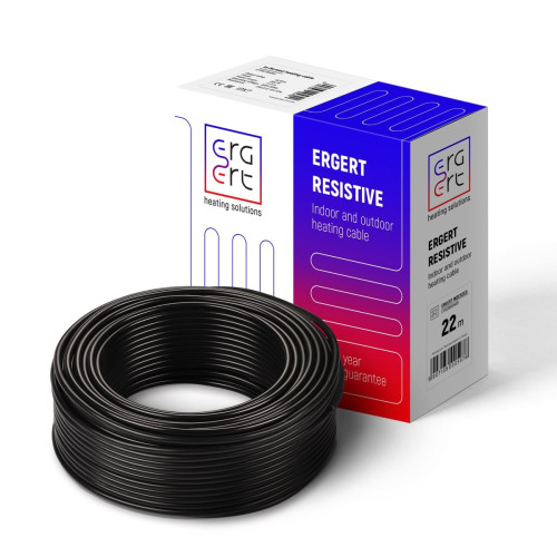 ERGERT RESISTIVE GUTTER EXTRA (ETRG-30E), 10 м, 300 Ватт - греющий кабель для кровли