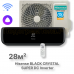 Кондиционер инверторный Hisense серии BLACK CRYSTAL SUPER DC Inverter Wi-Fi AS-10UW4RVETG01(B)