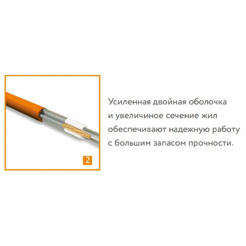 Нагревательный кабель для теплого пола "Теплолюкс" Tropix ТЛБЭ 40,5 м - 800 Вт