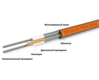 Нагревательный кабель для теплого пола "Теплолюкс" ProfiRoll 116,5 м - 2025 Вт