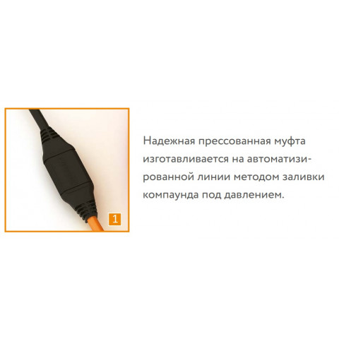 Нагревательный кабель для теплого пола "Теплолюкс" ProfiRoll 42,0 м - 675 Вт.