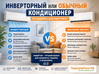 Инверторный или обычный кондиционер: что лучше выбрать для квартиры