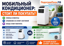 ❄️ Мобильный кондиционер: стоит ли покупать или лучше выбрать сплит-систему