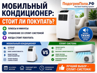 ❄️ Мобильный кондиционер: стоит ли покупать или лучше выбрать сплит-систему