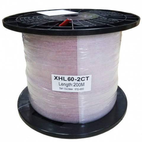 XAREX XHL 60-2 CT (60 Вт/м,Т3) Взрывозащищенный греющий саморегулирующийся кабель