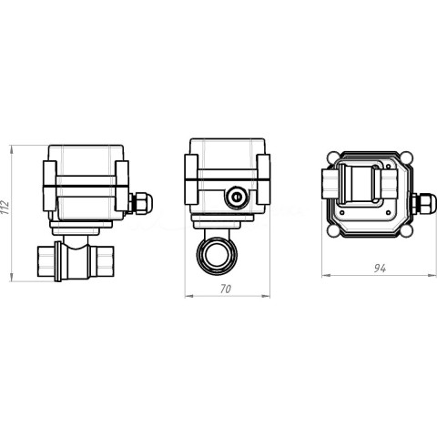Комплект Gidrоlock Standard WI- FI BUGATTI 1/2 (32101021)