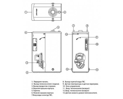 Дизельный котел Kiturami TURBO-17 (19.8 кВт)