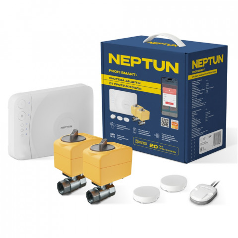 Neptun Profi Smart+ TUYA 3/4 Система защиты от протечек воды