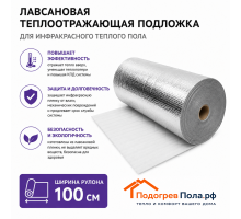 Теплоотражающая подложка для теплого пола лавсан
