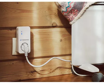 Умная GSM-Розетка Телеметрика Т20 с датчиком температуры (Ведомая) Умная GSM-Розетка Телеметрика Т20 с датчиком температуры (Ведомая)