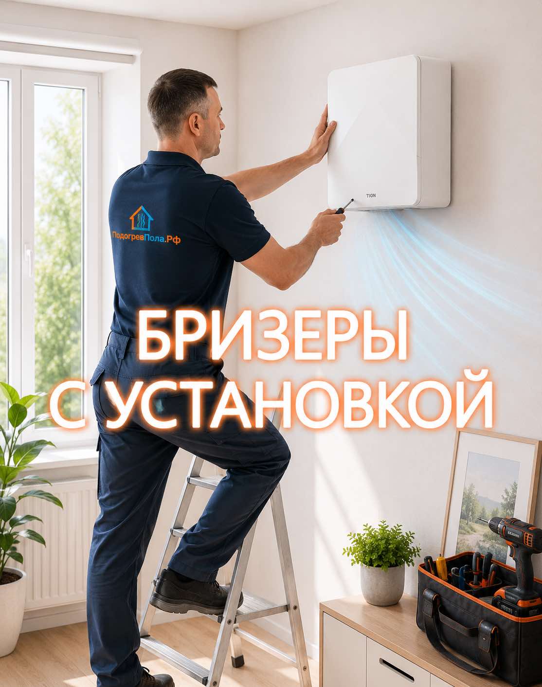 Бризеры с установкой