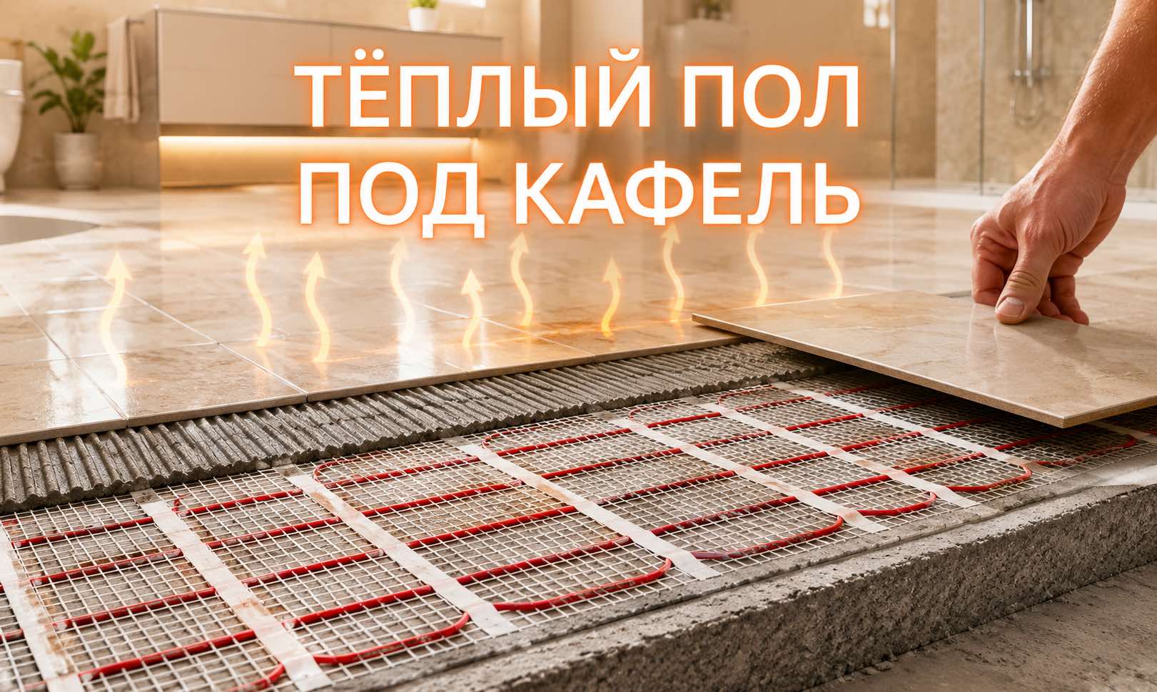 Теплый пол под кафельную плитку