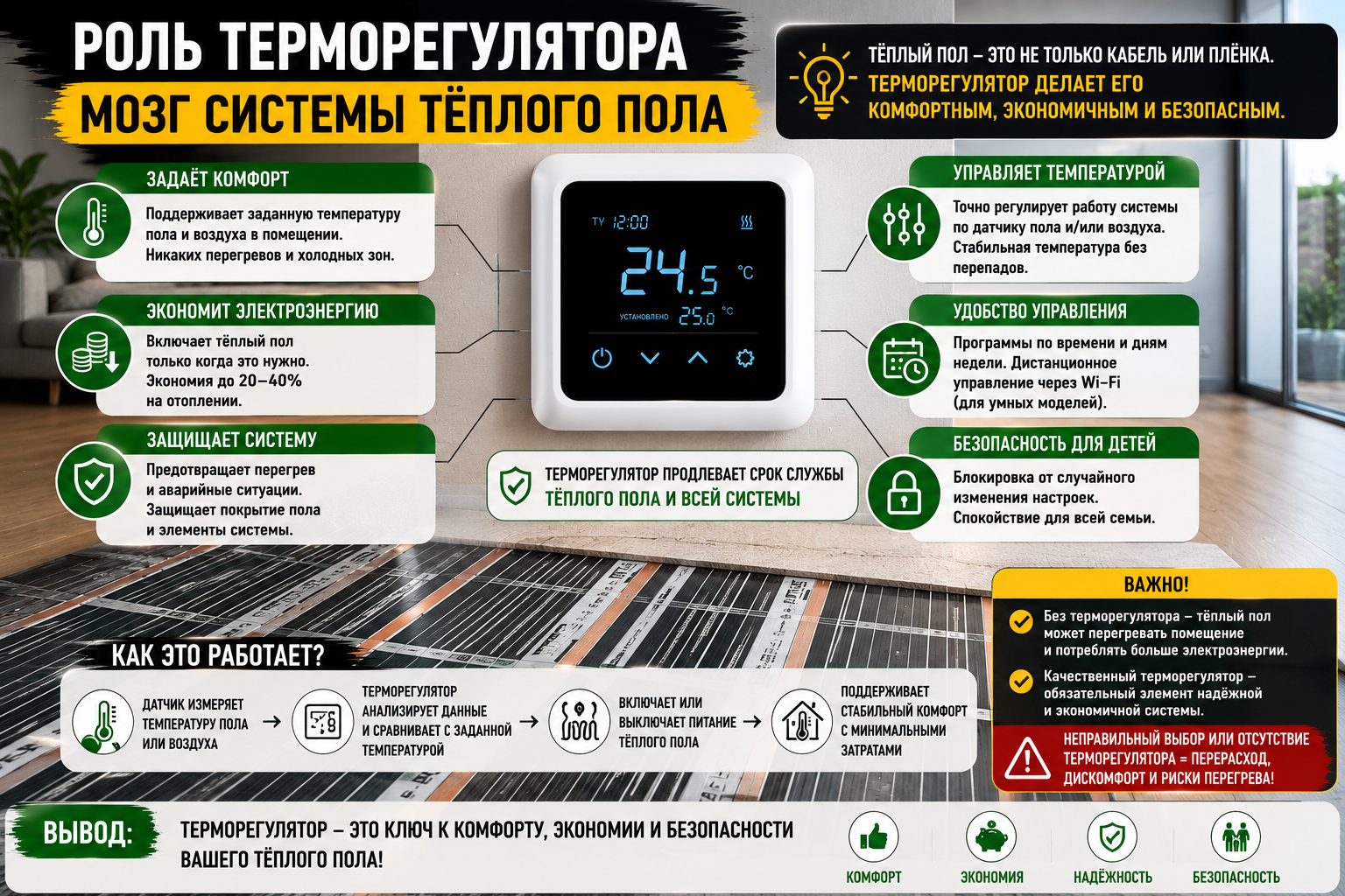 Роль терморегулятора