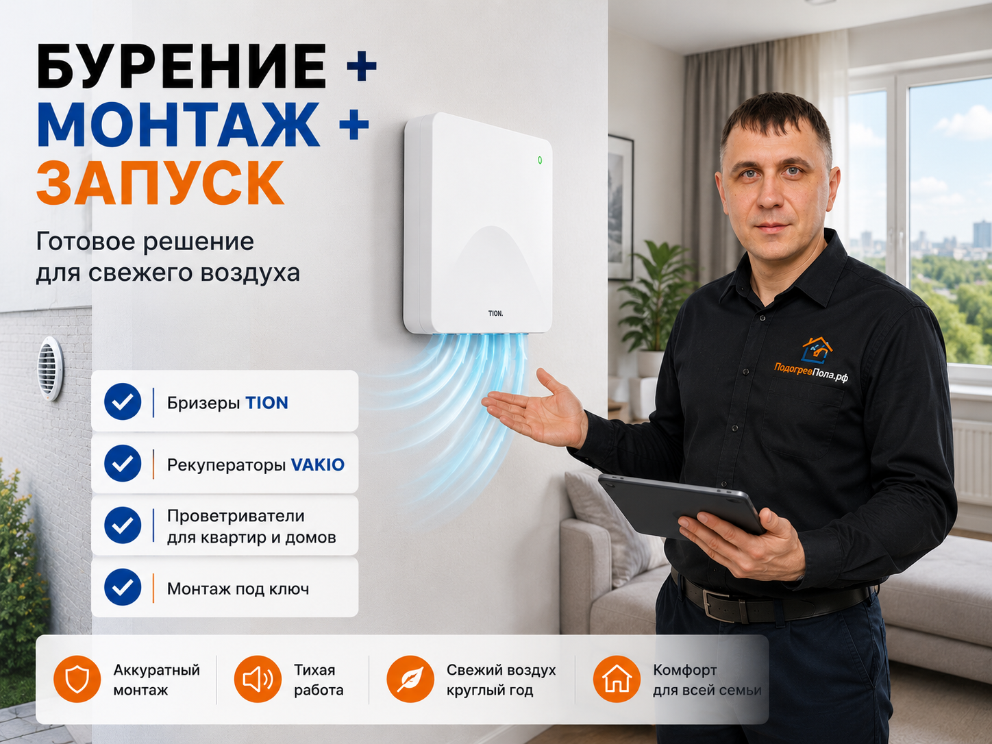 Готовое решение домашней вентиляции